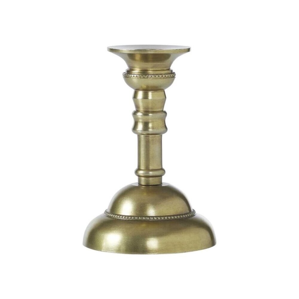 My Texas‎ House 6" Gold Metal Taper Candle Holder
